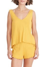 Madewell Ribbed Knit Pajama Tank Top   Nordstrom at Nordstrom